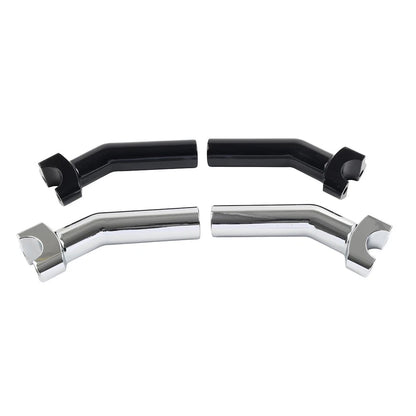 5.5" CNC Pullback Handlebar Risers for Harley Dyna Softail Sportster (2004-2023)