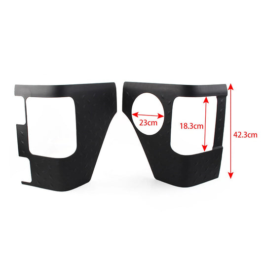 2 x ABS Rear Corner Armor Tail Light Guards for Jeep Wrangler JL (2018-2021)