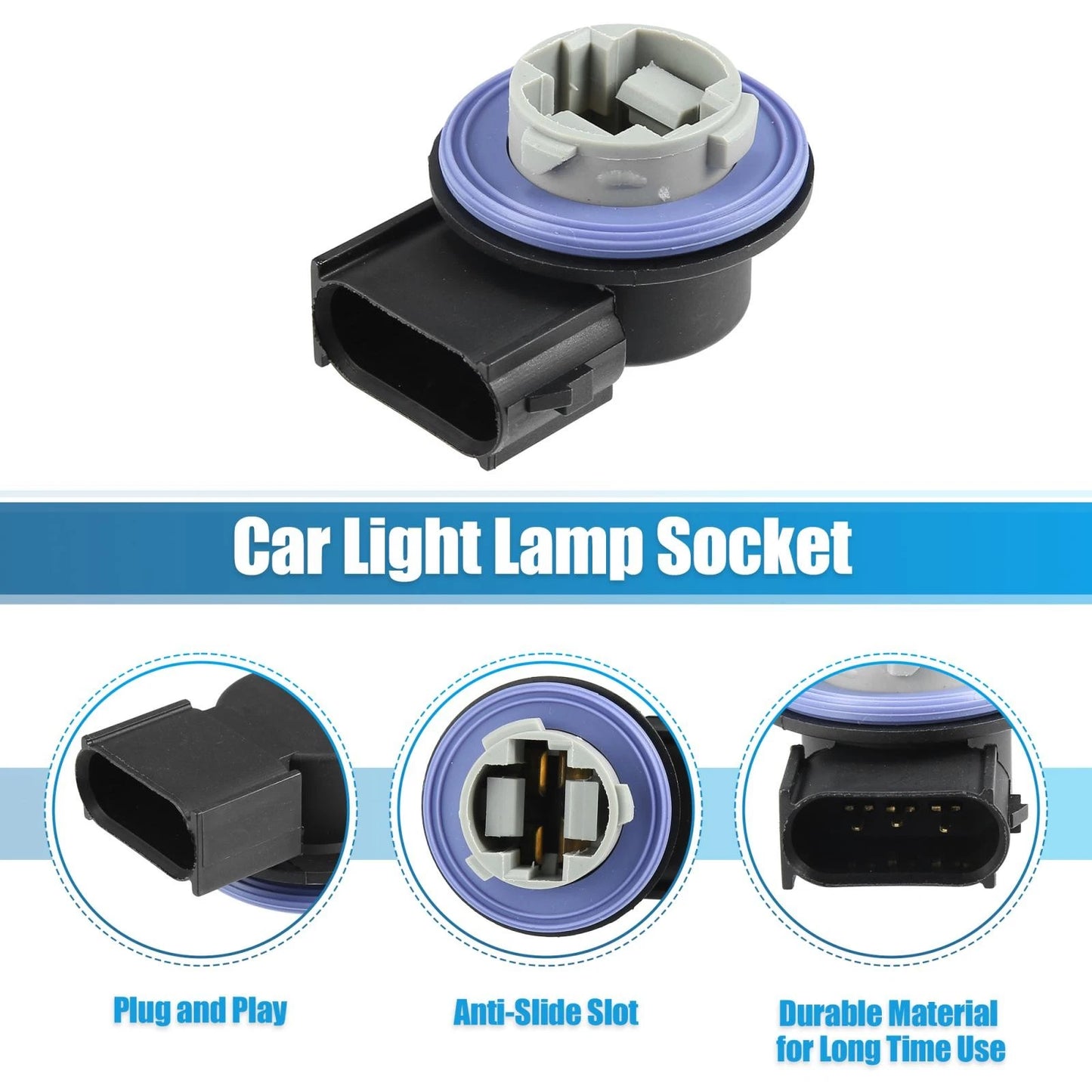 2 x Turn Signal Light Bulb Socket for Ford (2000-2004)