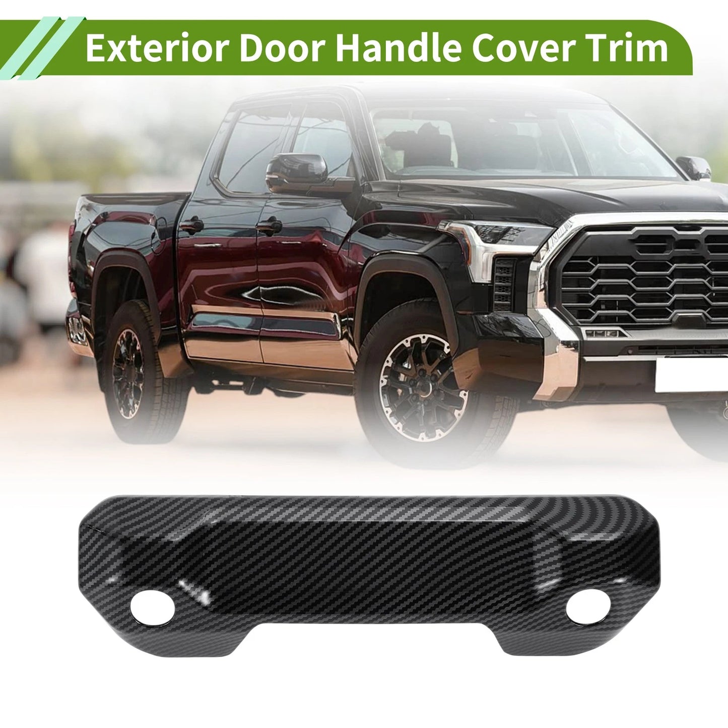 Exterior Door Handle Cover Trim Tailgate 1 Pc for Toyota Tundra (2022–2025)