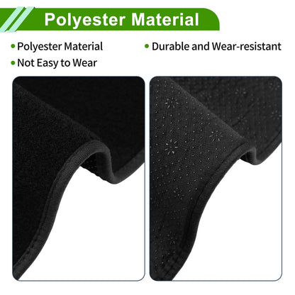 Dashboard Cover Black Polyester for Toyota Mark X 130 Series (2009-2019)