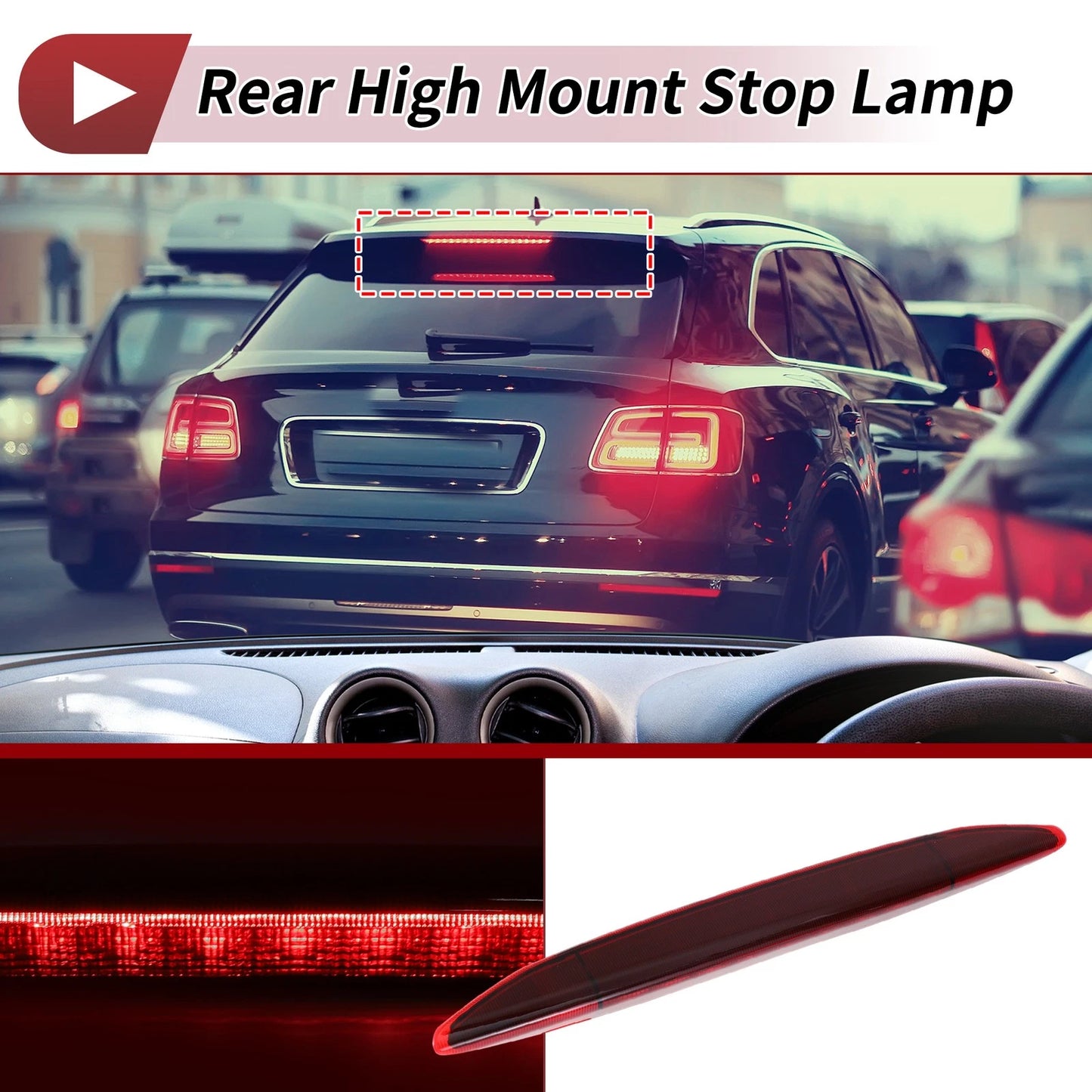 Red LED Third Brake Light for Subaru Outback (2010-2014)