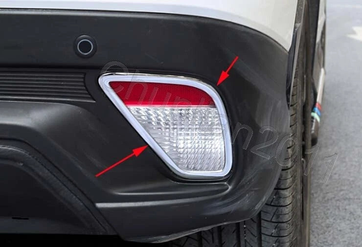 Chrome Front Fog Light Covers for Mitsubishi Eclipse Cross (2017-2020)