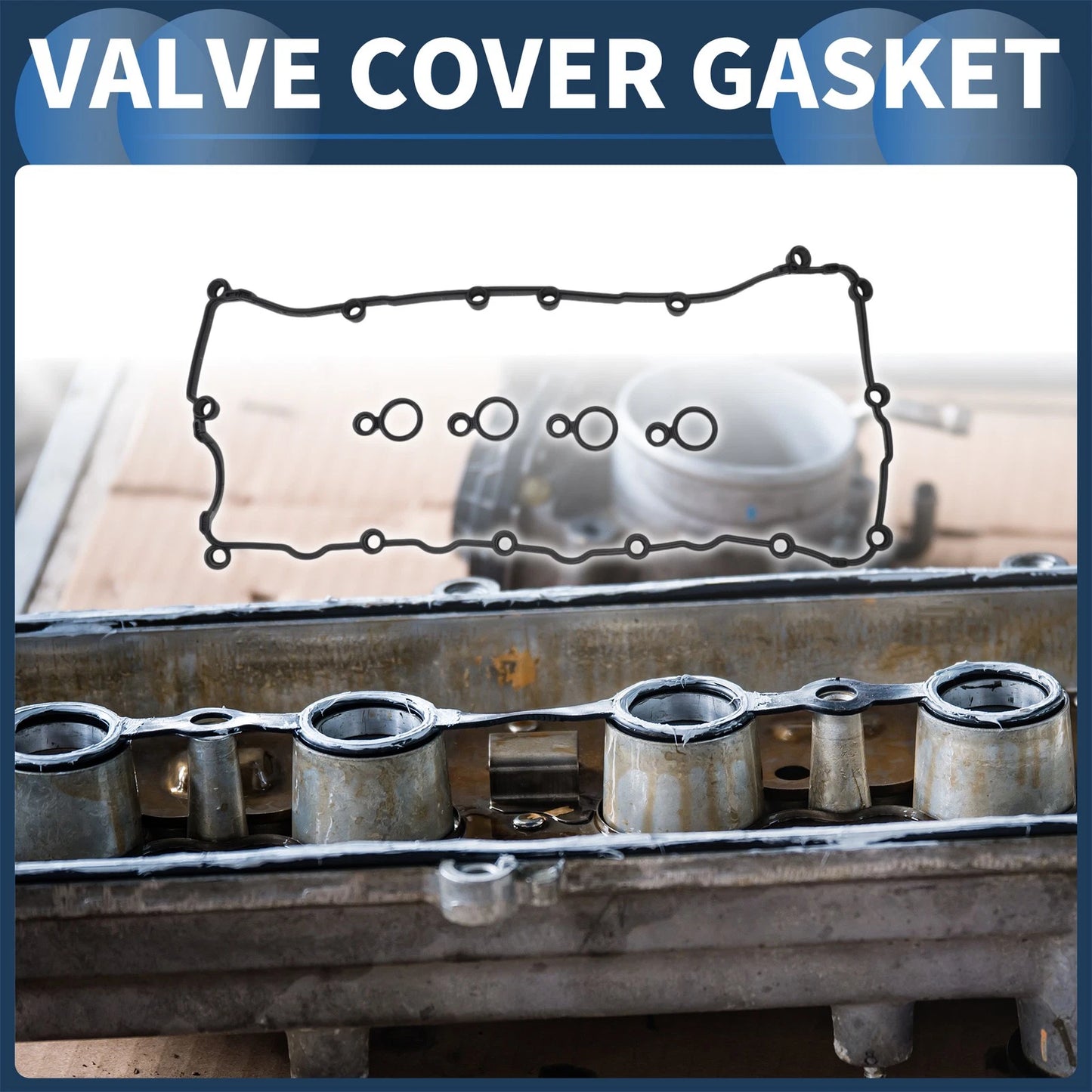 Valve Cover Gasket Set   - Cylinder Head Seal 1 Set