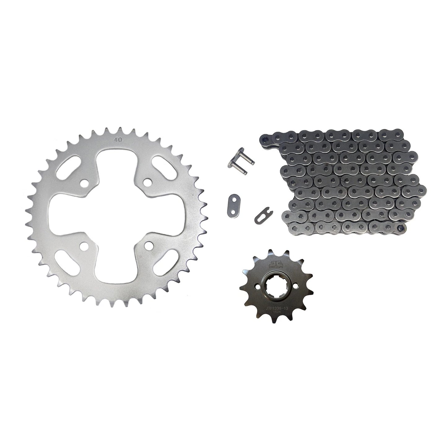 Natural / 520x90 / Drive Chain & 13/40 Sprockets for Honda ATC350X (1985–1985)
