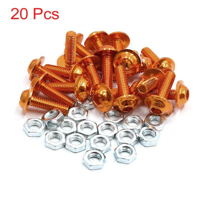 Bolt / M6 / Hex Socket Head Bolts 20 x for Motorcycle
