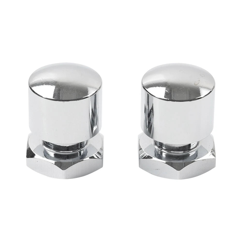 Vintage Chrome Solo Seat Nuts for Harley Touring Road Glide (2008-2023)