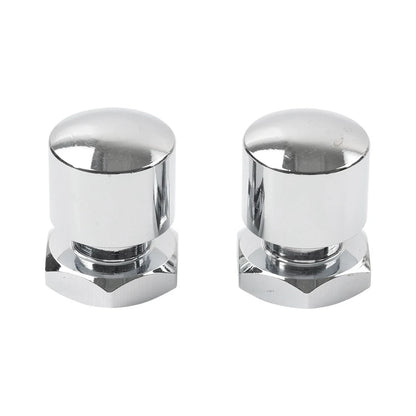 Vintage Chrome Solo Seat Nuts for Harley Touring Road Glide (2008-2023)