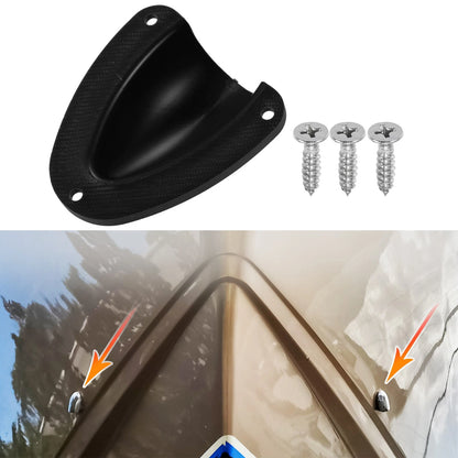Transducer Cap / 2 x 2.91"x2.64" Clam Shell Vent Wire Cover Black for Marine Boat