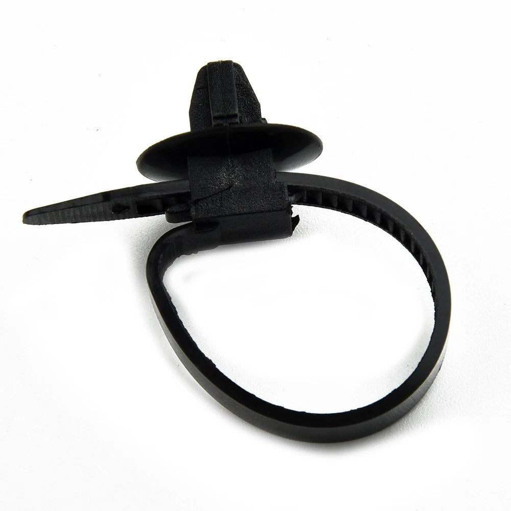 50pcs Nylon Car Cable Tidy Organizer Clips Holder Hose Wire Tie Fixing Strap for Car