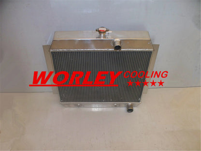 3 Row Alloy Radiator for Chevrolet Corvette C1 Blue Flame 235 (1953-1955)