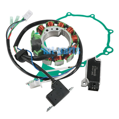 Magneto Stator Coil, Regulator Rectifier, Gasket for Yamaha SRX600 (86-87)