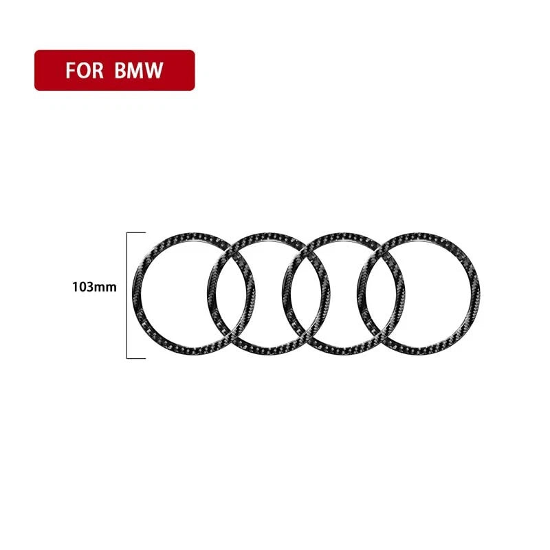 Carbon Fiber Speaker Grille Mask Cover Trim Fit For BMW X3 X4 G01 G02 2018-2021