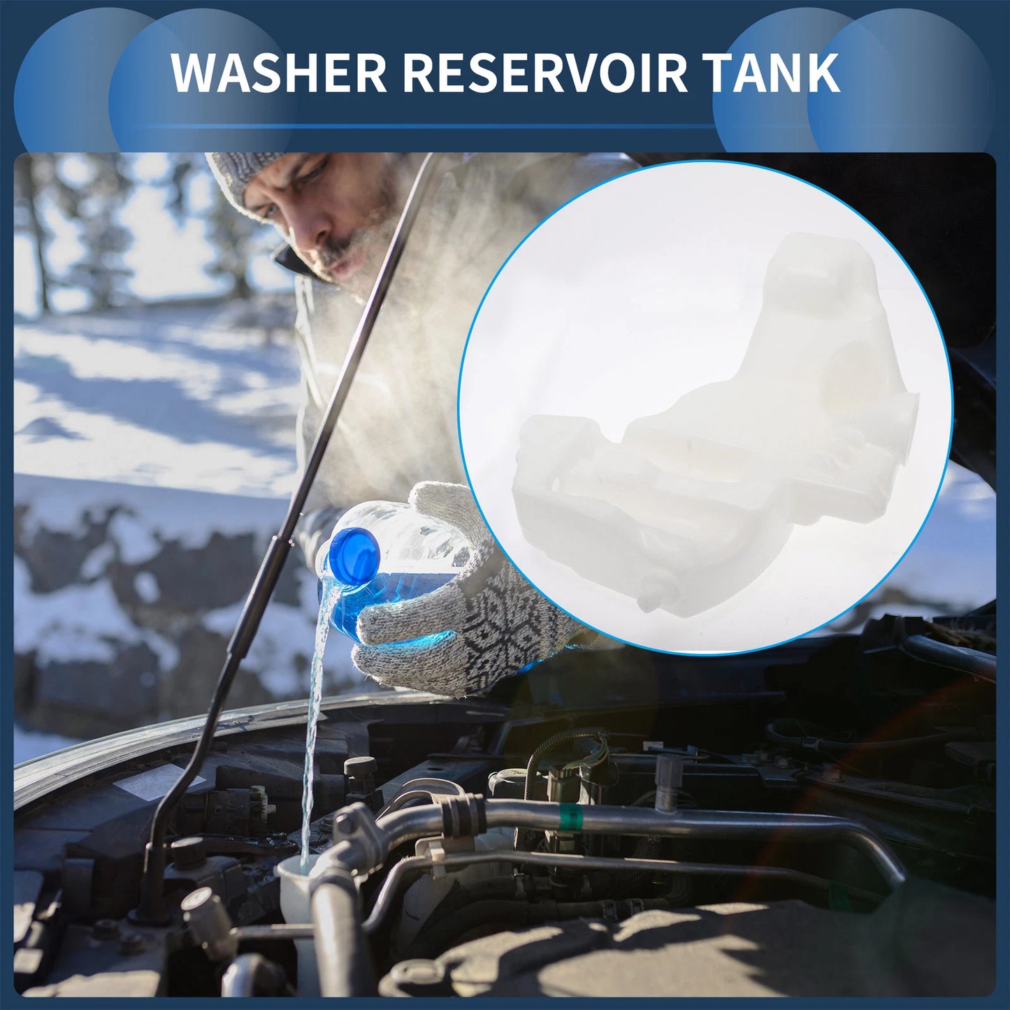 Windshield Washer Reservoir for Dodge Sprinter 3500 (2003-2006)