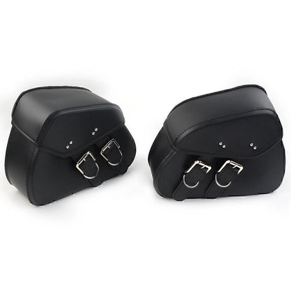 PU Leather Saddle Bags for Harley Sportster Dyna Motorcycle