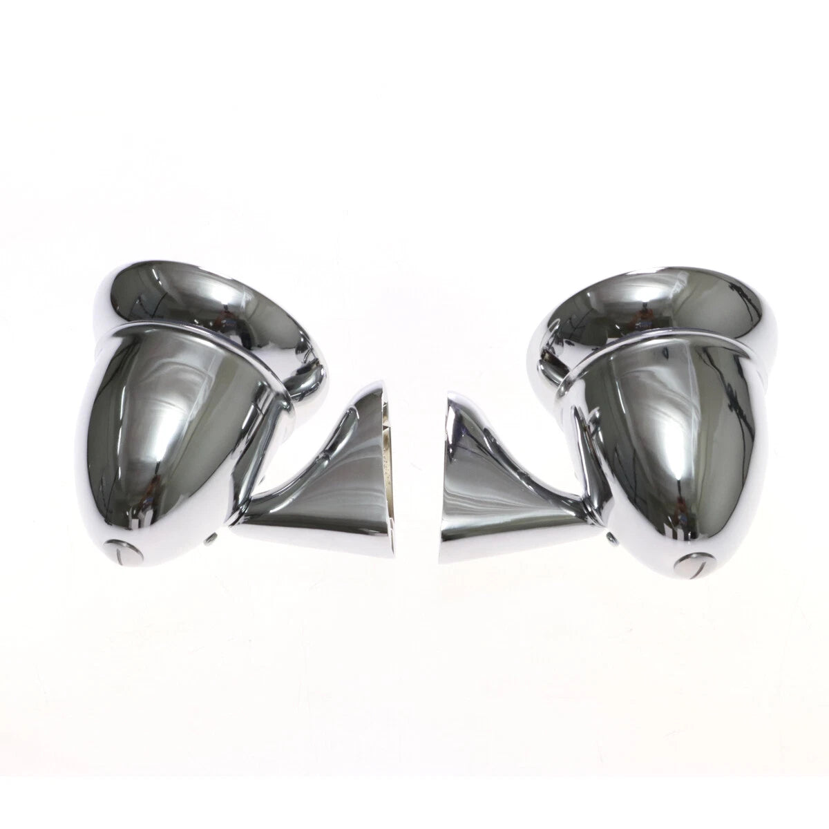 Chrome Bullet Door Fender Mirror for MG MGB MGC GT Roadster Coupe 1968-1980