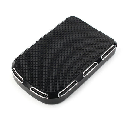 Black CNC Brake Pedal Pad Cover for Harley Touring Electra Street Tri Glide (2009-2023)