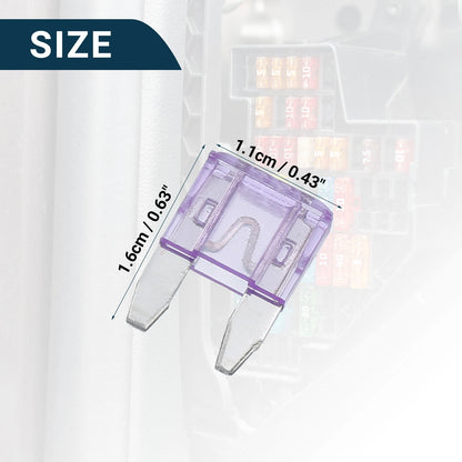 35A Mini Blade Fuses 20 x Light Purple for Car (Various Years)
