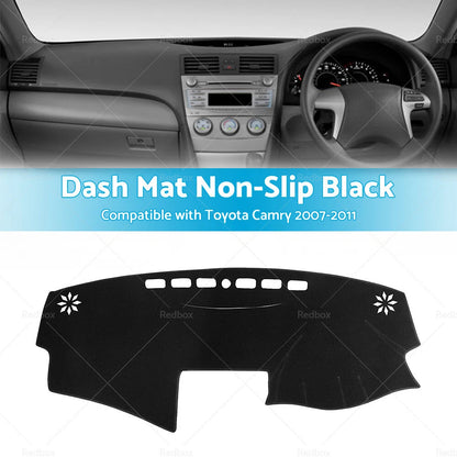 Non-Slip Dash Mat for Toyota Camry (2007-2011) Black Dashboard Cover