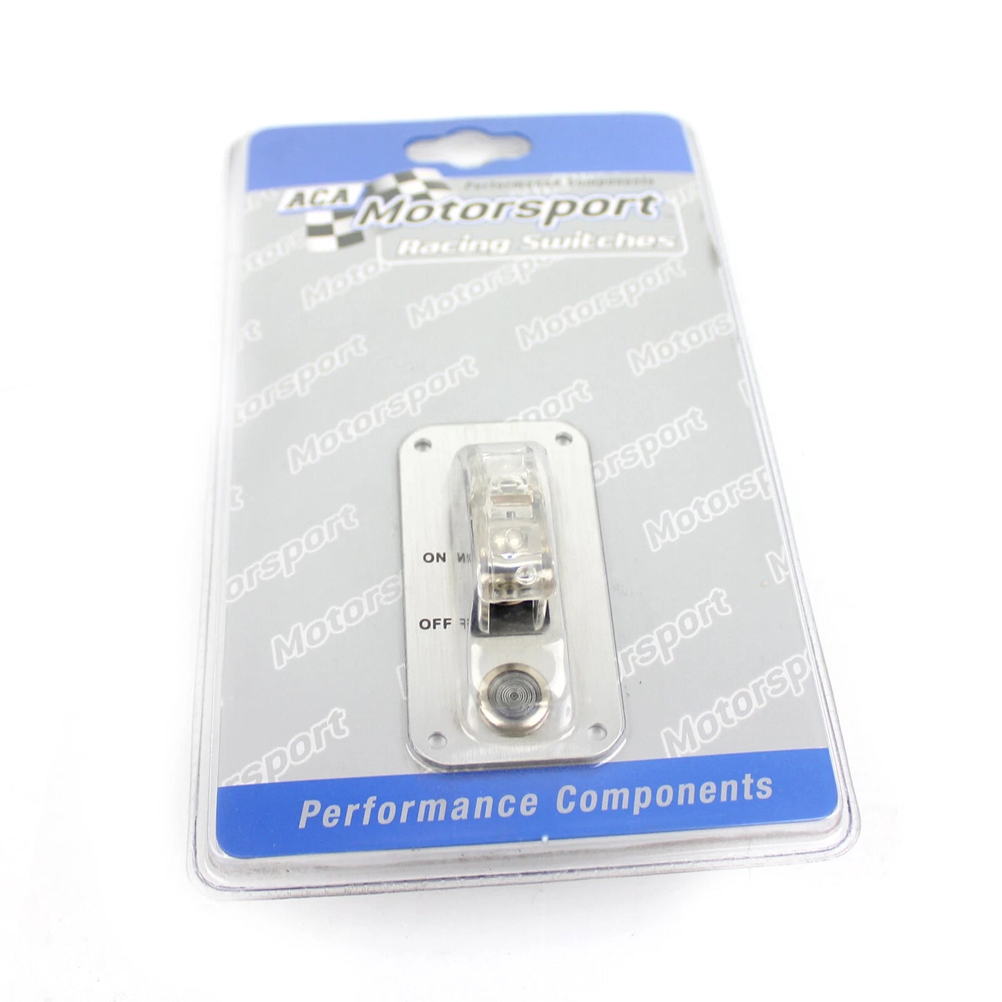 Clear 12V Single Race Switch w/Light for ACA Motorsports