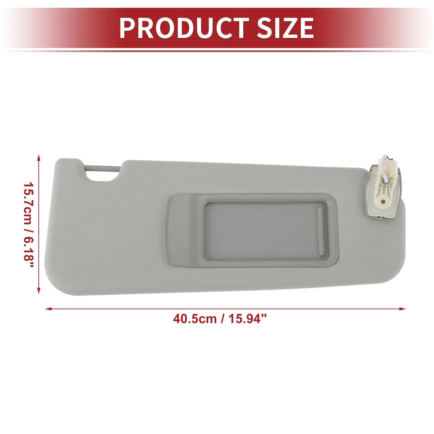 Right Car Sun Visor for BMW F10 F18 2011-2016 with Mirror 2 x 51167248856