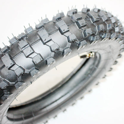 3.00 - 10" 80/100 Rear Knobby Tire + Tube for PIT PRO Trail Dirt Bike