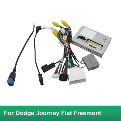 16Pin Stereo Wire Harness Adapter for Dodge Journey, Fiat Freemont, Chrysler 300C (2008-2019)