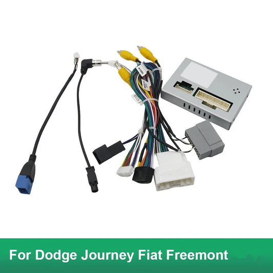 16Pin Stereo Wire Harness Adapter for Dodge Journey, Fiat Freemont, Chrysler 300C (2008-2019)