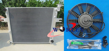 Aluminum Radiator & Fan Shroud for Jeep Grand Cherokee WJ WG 1999-2005