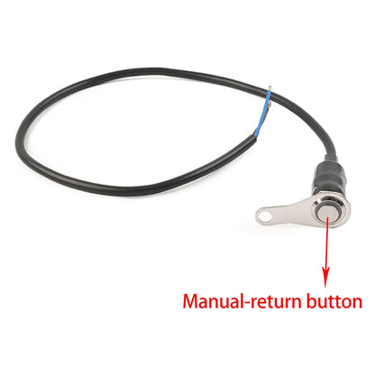 LED Switch ON/OFF Push Button for 12V Headlight Fog Light - Red