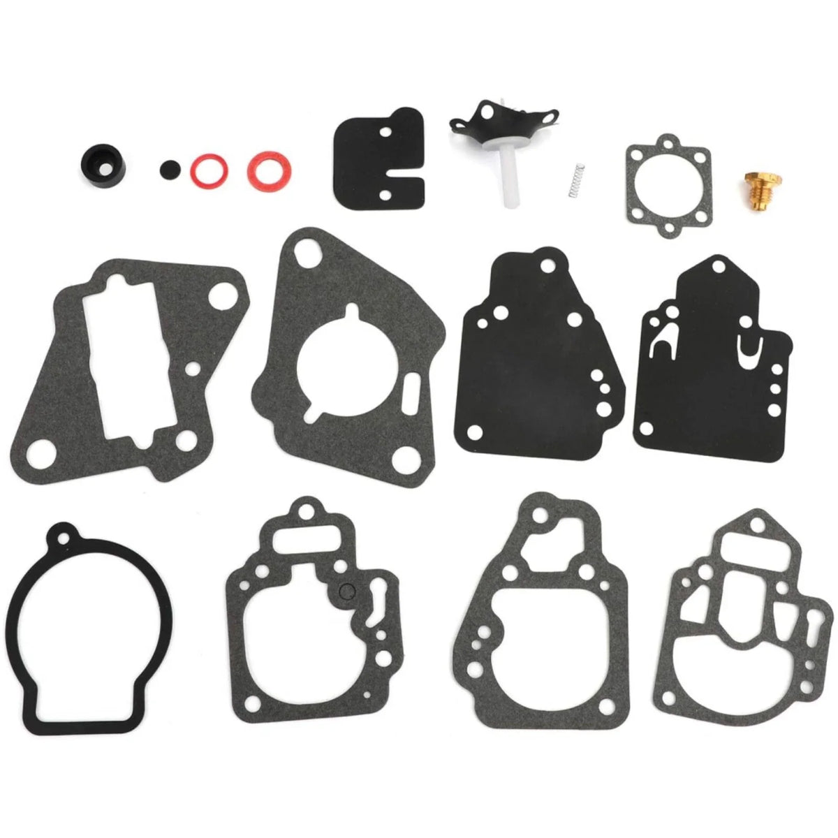 Carburetor Rebuild Kit for Mercury 6-25HP Outboards (1395-97611, 18-7212)