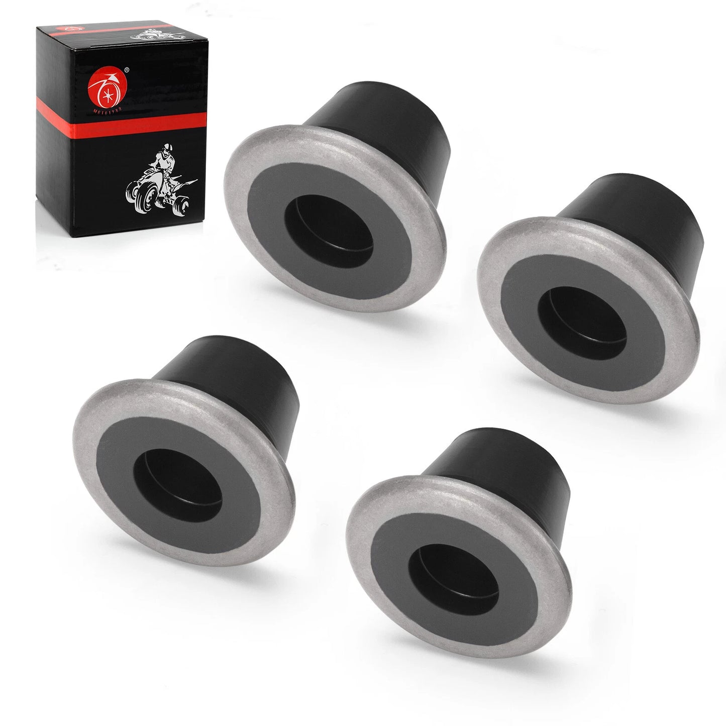 4PCS Handlebar Rubber Mount Bushings for Honda CRF450R/X/L/RL (2002–2024)