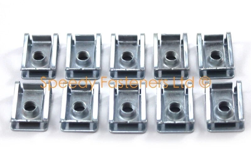 10x Tête de fourche Ressort Vitesse Clips Flèche Écrous m5 5mm Pince