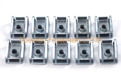 10x Tête de fourche Ressort Vitesse Clips Flèche Écrous m5 5mm Pince