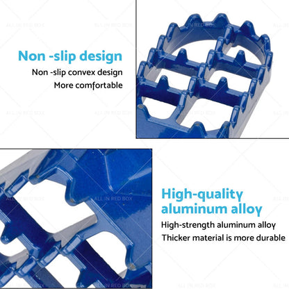 Blue Foot Peg Footrest Assembly for Yamaha PW50 Peewee