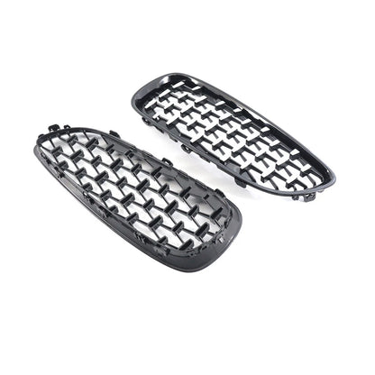 Diamond Style Front Bumper Kidney Grilles for BMW Z4 (2009-2016)
