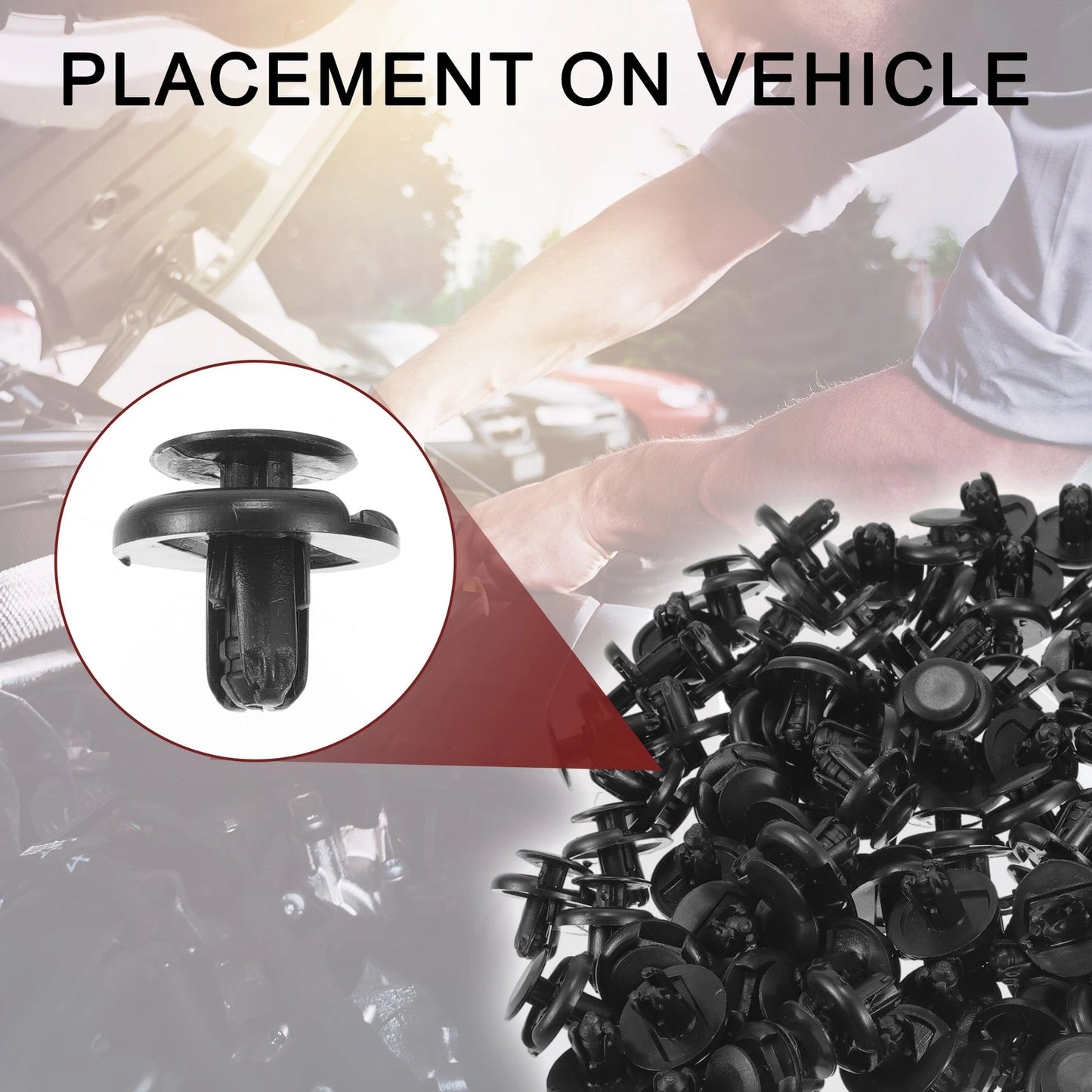 Front Fender Skirt Clips for Toyota Sienna & Camry - 200 Pcs (1998-2020)