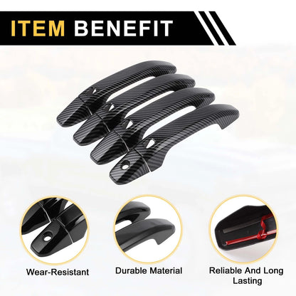 4pcs Exterior Door Handle Cover for Chevrolet Silverado 1500 (2014-2024)