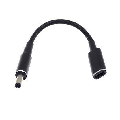 100W PD Charger Cable Type C Female to 4.5mm 3.0mm for Dell Inspiron Latitude