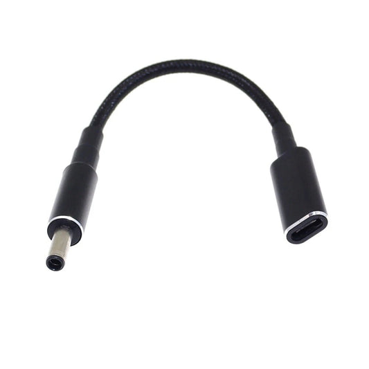 100W PD Charger Cable Type C Female to 4.5mm 3.0mm for Dell Inspiron Latitude