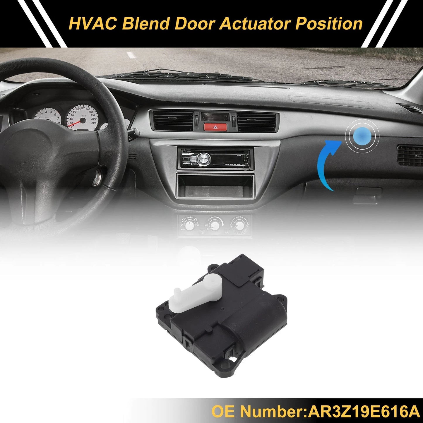 Heater Blend Door Actuator for Ford Thunderbird (2005)