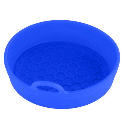 Blue Silicone Car Cup Holder Insert Anti-Slip Coaster Mat for Vehicle