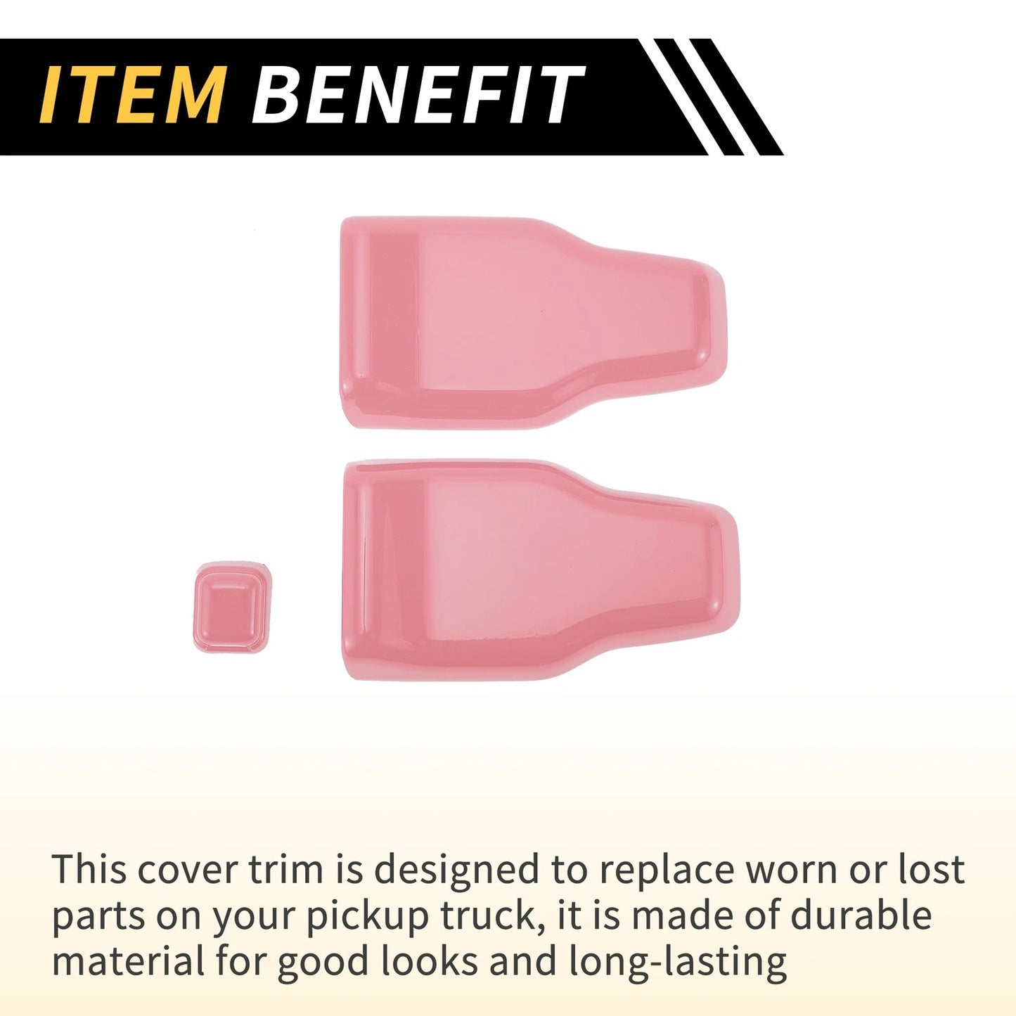 Rear Wiper Nozzle Cover Trim for Jeep (Pink) (2018-2023)