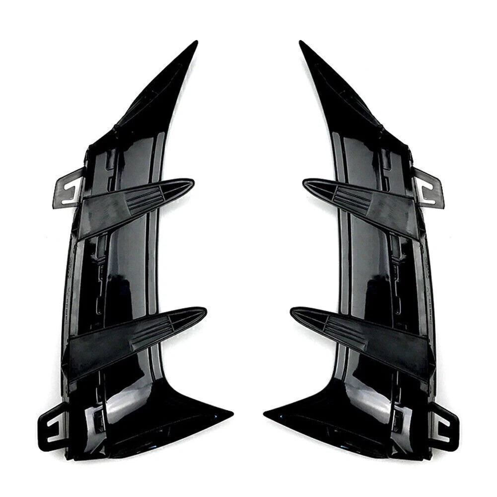 Black Rear Bumper Splitter Canard Air Vent for Benz A-Class W177 A200 A220 A35