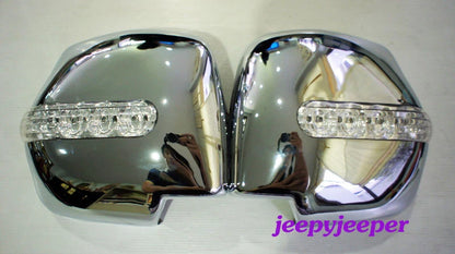 Chrome Manual Mirror Cover LED for Toyota Hiace Commuter (2005-2008)