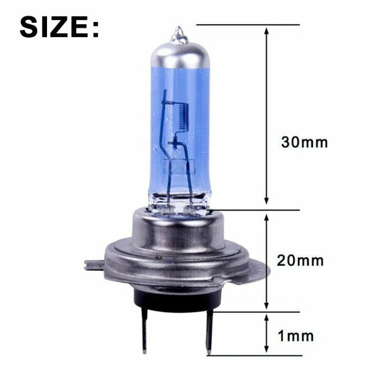 2 x H7 LED Light High Low Beam White 100W 8500K