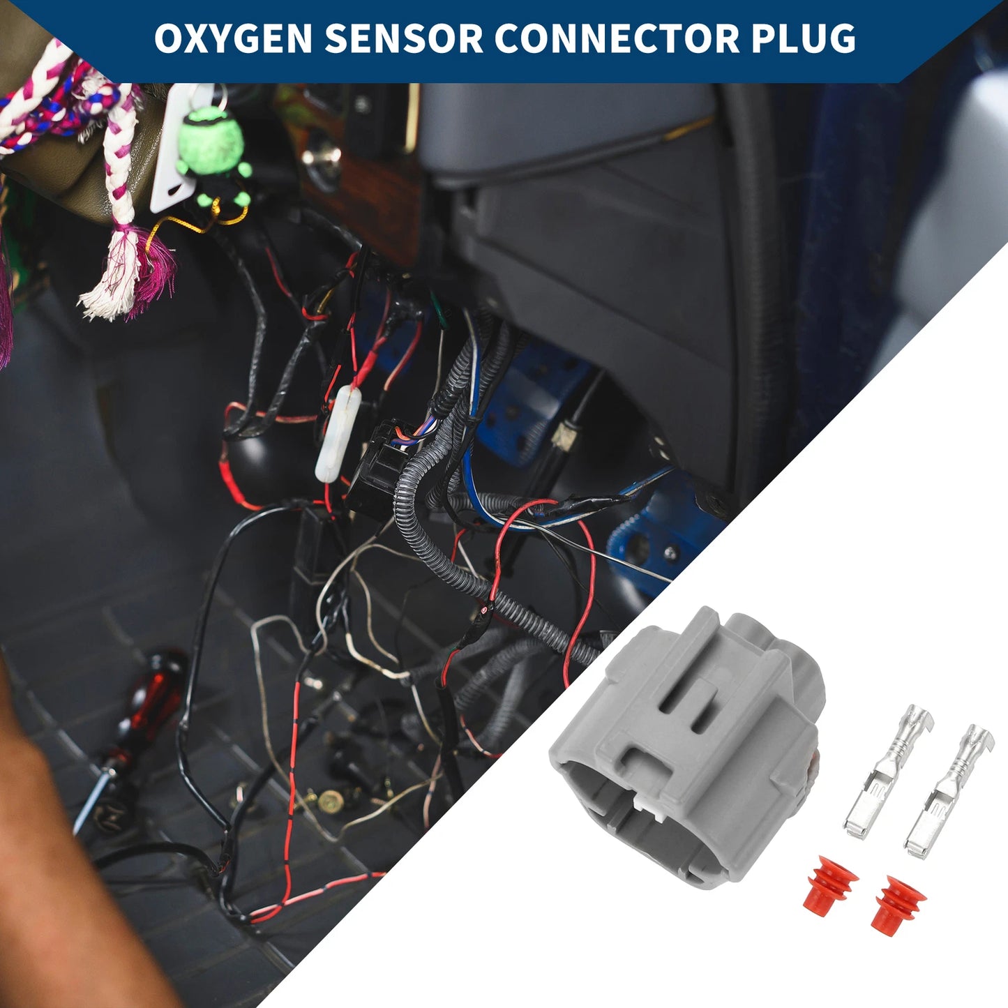 Oxygen Sensor Connector Plug 2 Pin for Honda Accord