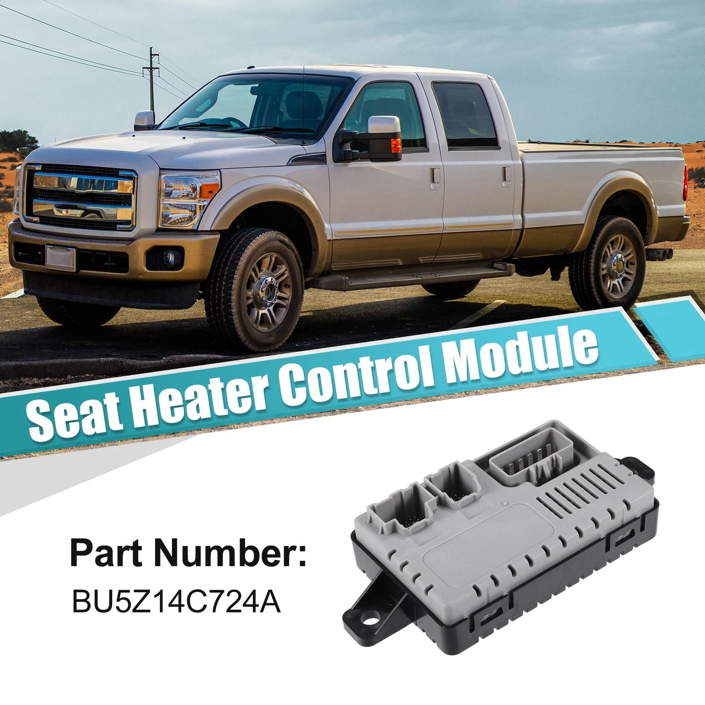 Seat Heater Control Module for Ford (BU5Z14C724A) - Driver/Passenger Side