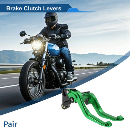 Short Brake Clutch Levers / 1 Pair for Kawasaki Ninja ZX10R (2015–2024)