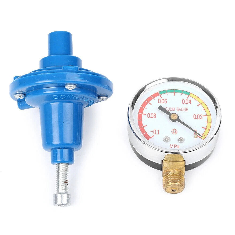 Vacuum Regulator & Gauge Tee Adapter for Pulsator Surge Devanal Milker Kit (N/A)